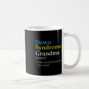 Welttag des Down-Syndroms, um gegen Krebsideen nac Kaffeetasse