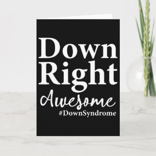 Welttag des Down-Syndroms, um gegen Krebsideen nac Karte
