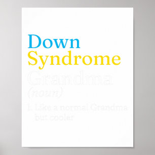Welttag des Down-Syndroms, um gegen Krebsideen nac Poster