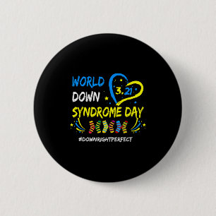 Welttag des downsyndroms 321 bewusstsein unterstüt button
