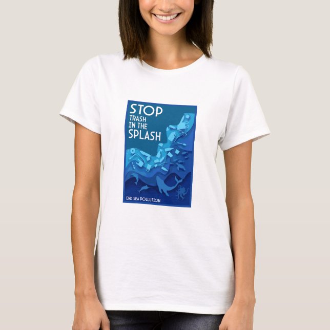 Welttag des Ozeans T-Shirt (Vorderseite)