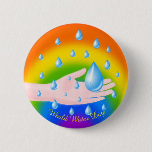 Welttag des Wassers 22. März Button