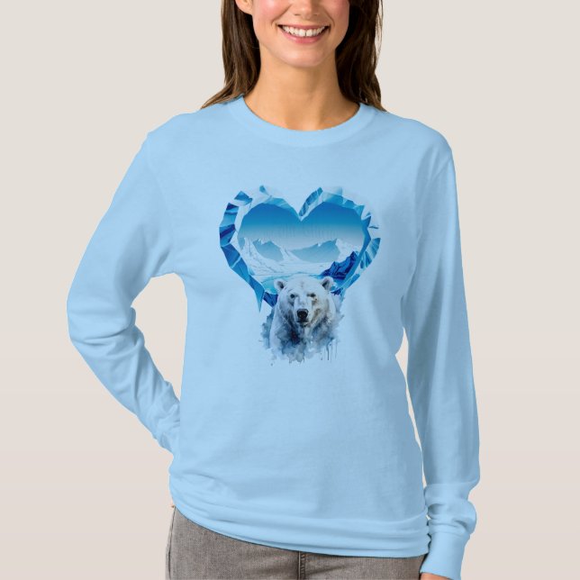 Welttag für Gletscher  T-Shirt (Vorderseite)