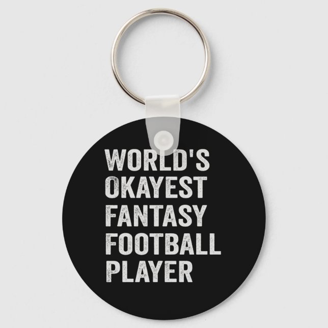 Welttreue Fantasy Football Spieler Funny Gift Schlüsselanhänger (Vorderseite)