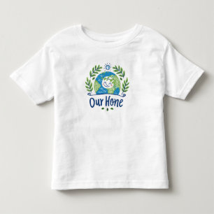 Weltumwelttag - Happy Earth Illustration Kleinkind T-shirt
