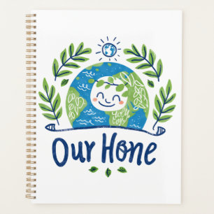 Weltumwelttag - Happy Earth Illustration Planer