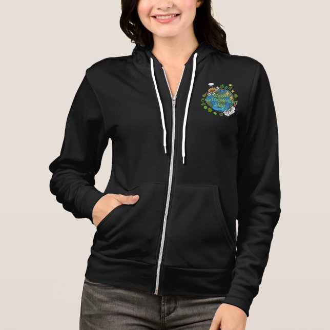 Weltumwelttag Hoodie (Vorderseite)