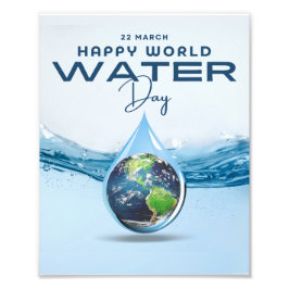 Weltwassertag Fotodruck