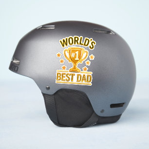 Weltweit #1 Bestes Vatergeschenk – Einzigartiger V Aufkleber