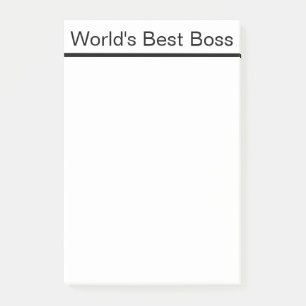 WELTWEIT BESTE BOSS-NOTEN POST-IT KLEBEZETTEL