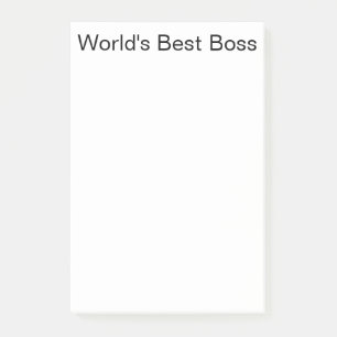 WELTWEIT BESTE BOSS-POST-NOTES POST-IT KLEBEZETTEL