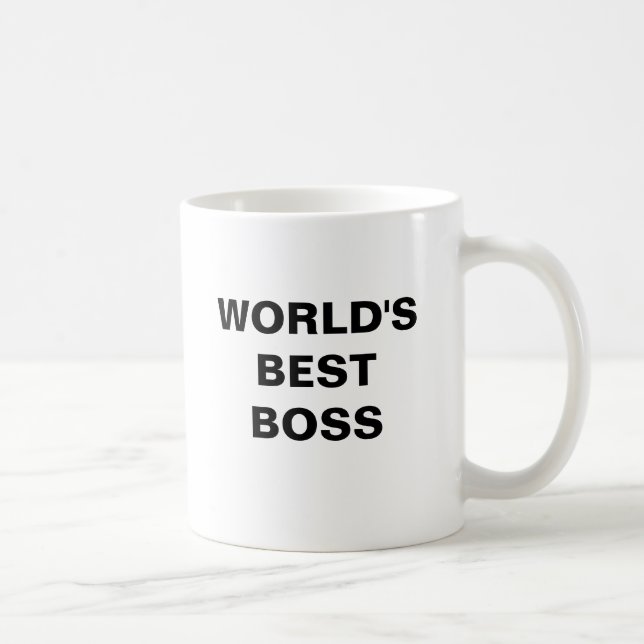 WELTWEIT BESTE BOSS-Tasse Tasse (Rechts)
