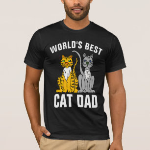 WELTWEIT BESTE CAT-VATER-T - Shirt-T-Shirts T-Shirt