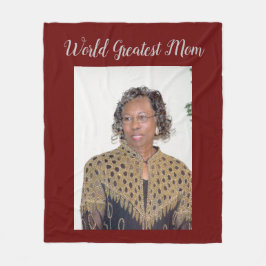 Weltweit Beste Mama Fleecedecke