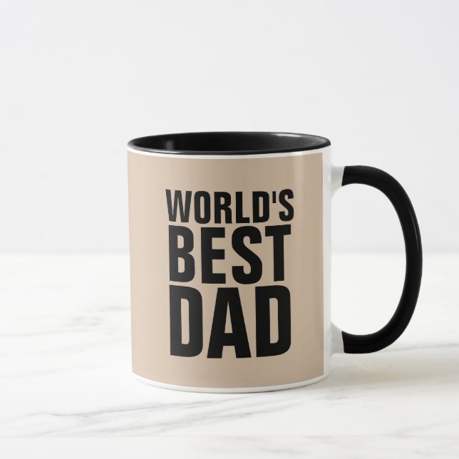 WELTWEIT BESTE VATER KAFFEE MUGS TASSE (Rechts)