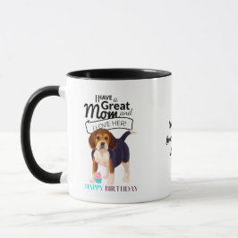 Weltweit bester BEAGLE DOG MAMA Personalisiert Spa Tasse