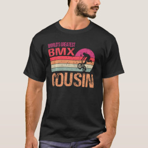 Weltweit Bester BMX-Cousin Vintager Muttertag T-Shirt