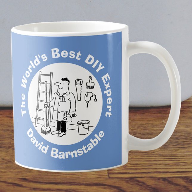 Weltweit bester DIY-Experte für die Personalisieru Kaffeetasse (Von Creator hochgeladen)