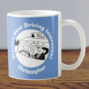 Weltweit bester Fahrlehrer zum Personalisieren Kaffeetasse