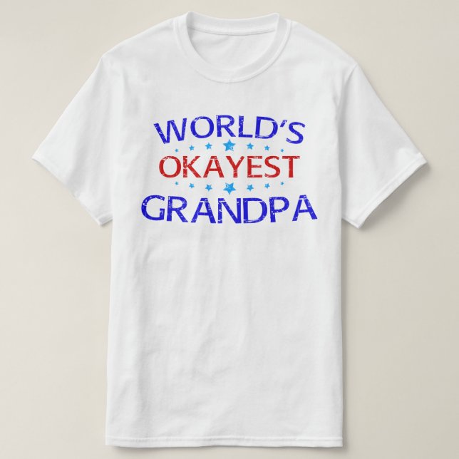 Weltweit bester Großvater T-Shirt (Design vorne)