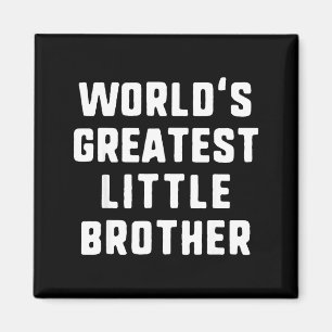Weltweit bester kleiner Bruder lustige Familie Magnet