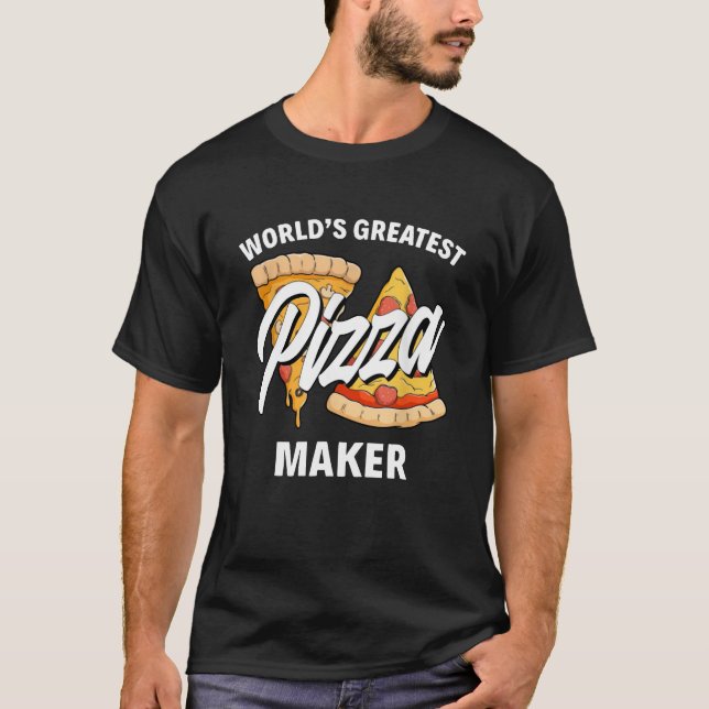 Weltweit Bester Pizzahersteller T-Shirt (Vorderseite)