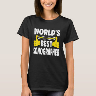 Weltweit bester Sonograf-Job-Titel T-Shirt