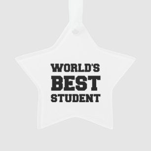 WELTWEIT BESTES STUDENT ORNAMENT
