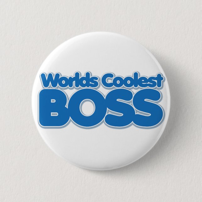 Weltweit Cooler Boss Button (Vorderseite)