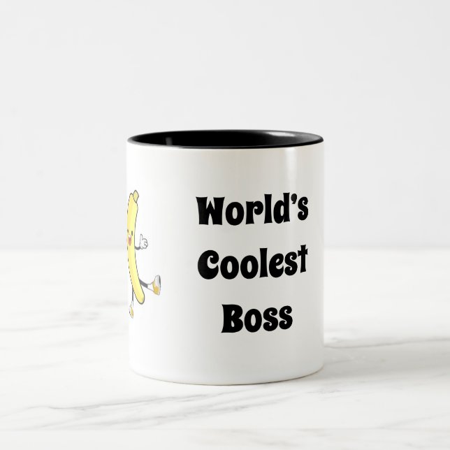 Weltweit Coolste Zwei-Tone-Kaffee-Tasse Zweifarbige Tasse (Mittel)