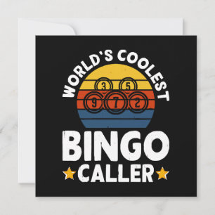 Weltweit coolster Bingo-Ansager Einladung