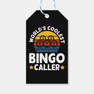 Weltweit coolster Bingo-Ansager Geschenkanhänger