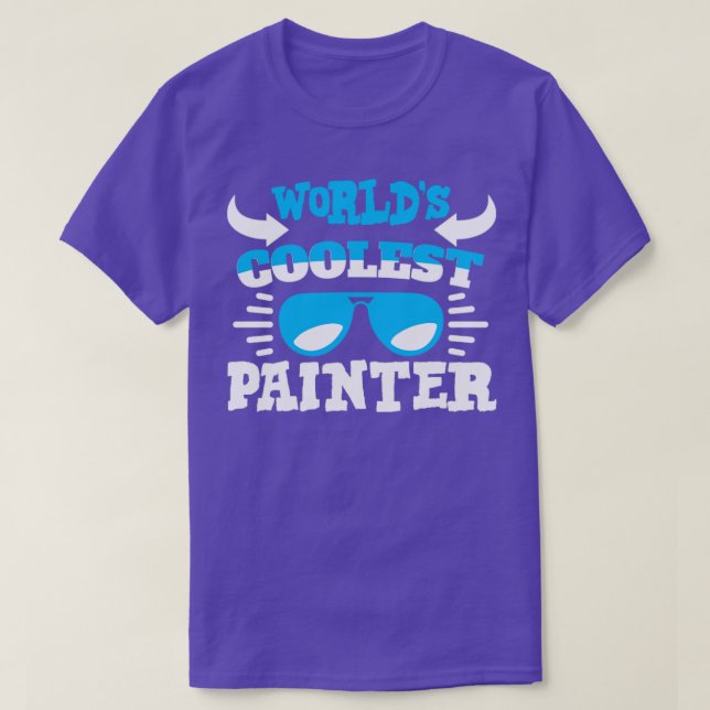 Weltweit Coolster Maler T-Shirt (Design vorne)