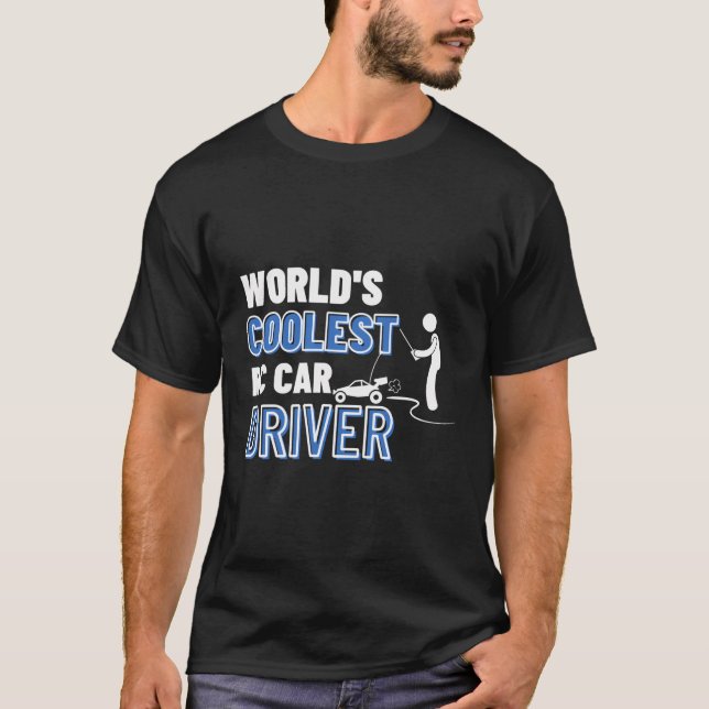 Weltweit Coolster Rennwagenfahrer Rc Funny Cars T-Shirt (Vorderseite)