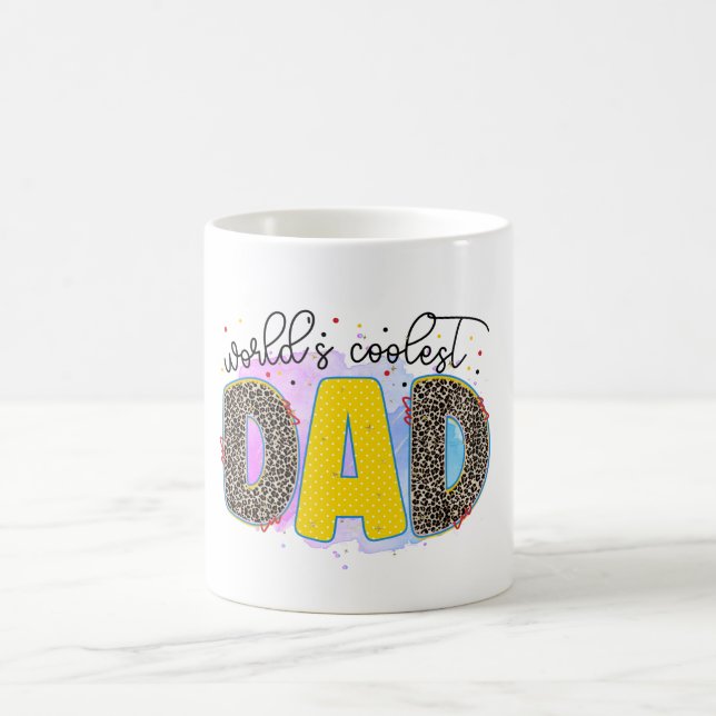 Weltweit Coolster Vater Kaffeetasse (Mittel)