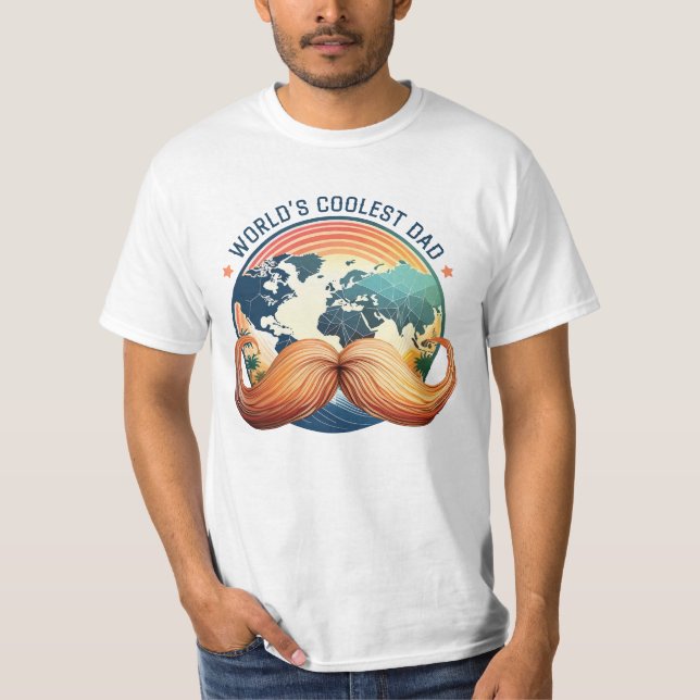 Weltweit coolster Vater T-Shirt (Vorderseite)