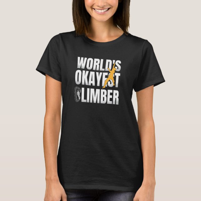 Weltweit das beste Kletterklettern T-Shirt (Vorderseite)