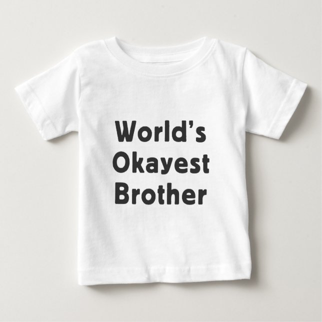 Weltweit der beste Bruder Baby T-shirt (Vorderseite)