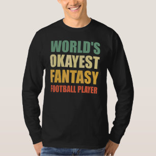 Weltweit der beste Fantasy Football-Spieler T-Shirt