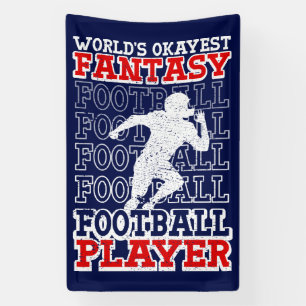 Weltweit der beste Fantasy Football Spieler USA Fa Banner