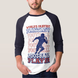 Weltweit der beste Fantasy Football Spieler USA Fa T-Shirt