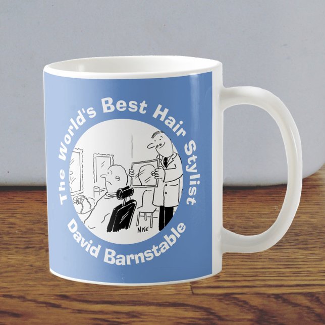 Weltweit der beste Friseur-Stylist Kaffeetasse (Von Creator hochgeladen)