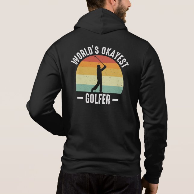 Weltweit der beste Golfer Hoodie (Rückseite)