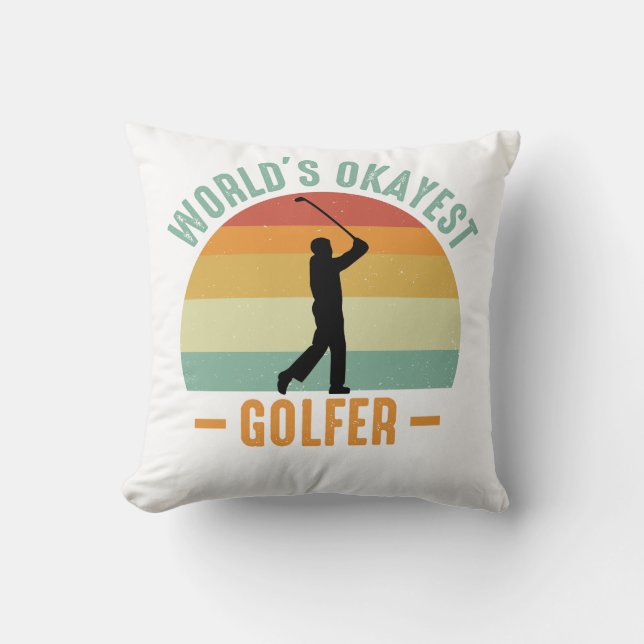 Weltweit der beste Golfer Kissen (Vorderseite)