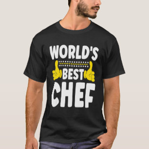 Weltweit der beste Koch-Koch für Beruf T-Shirt