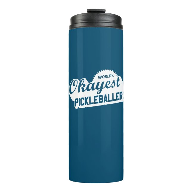 Weltweit der beste Pickleballer Thermosbecher (Vorderseite)