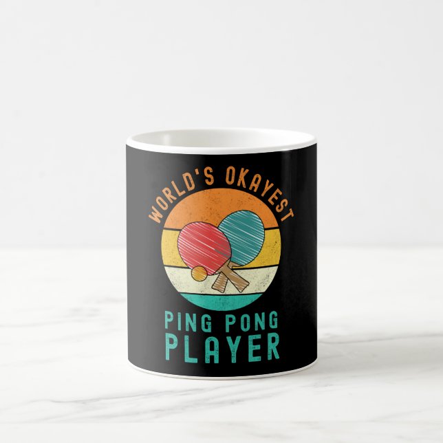 Weltweit der beste Pingpong-Spieler Kaffeetasse (Mittel)