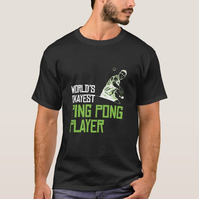 Weltweit der beste Pingpong-Spieler T-Shirt (Vorderseite)