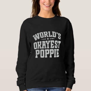Weltweit der beste Poppie Vintager Vater Vater Gr Sweatshirt