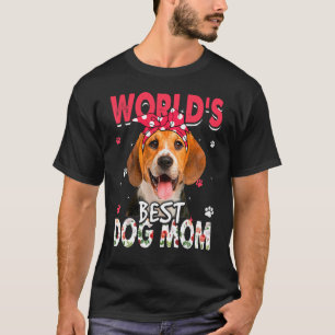 Weltweit der beste Tag der Mama der Beagle T-Shirt